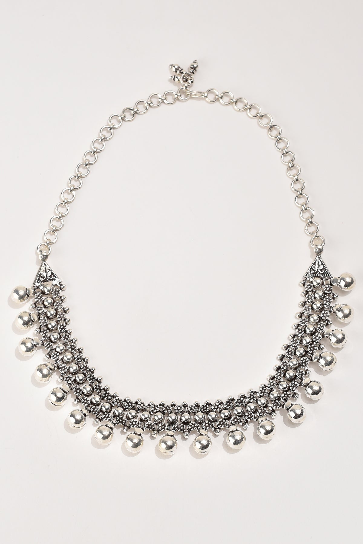 Interlink Chain Ball Necklace
