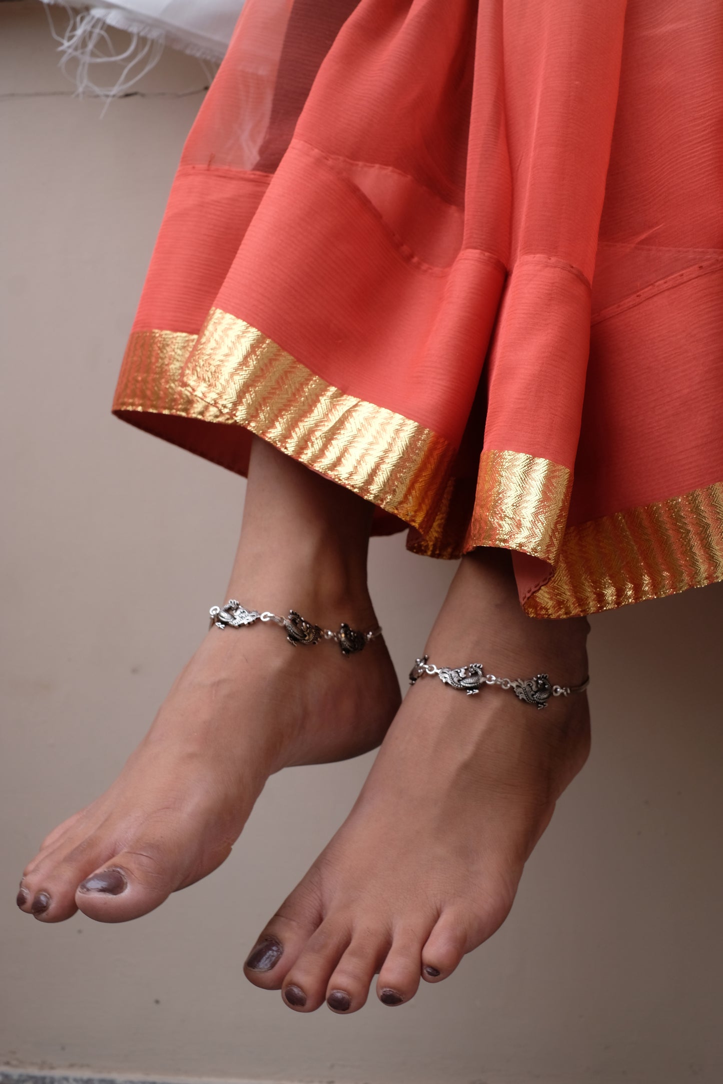 Peacock Anklet Pair - ADA