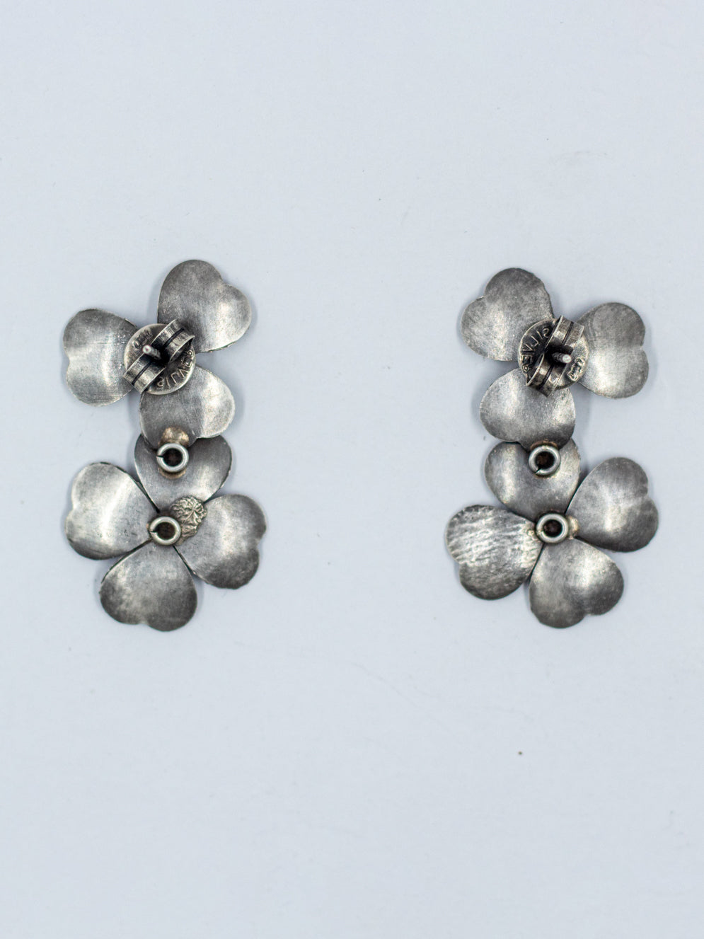 Textured Floral Earring