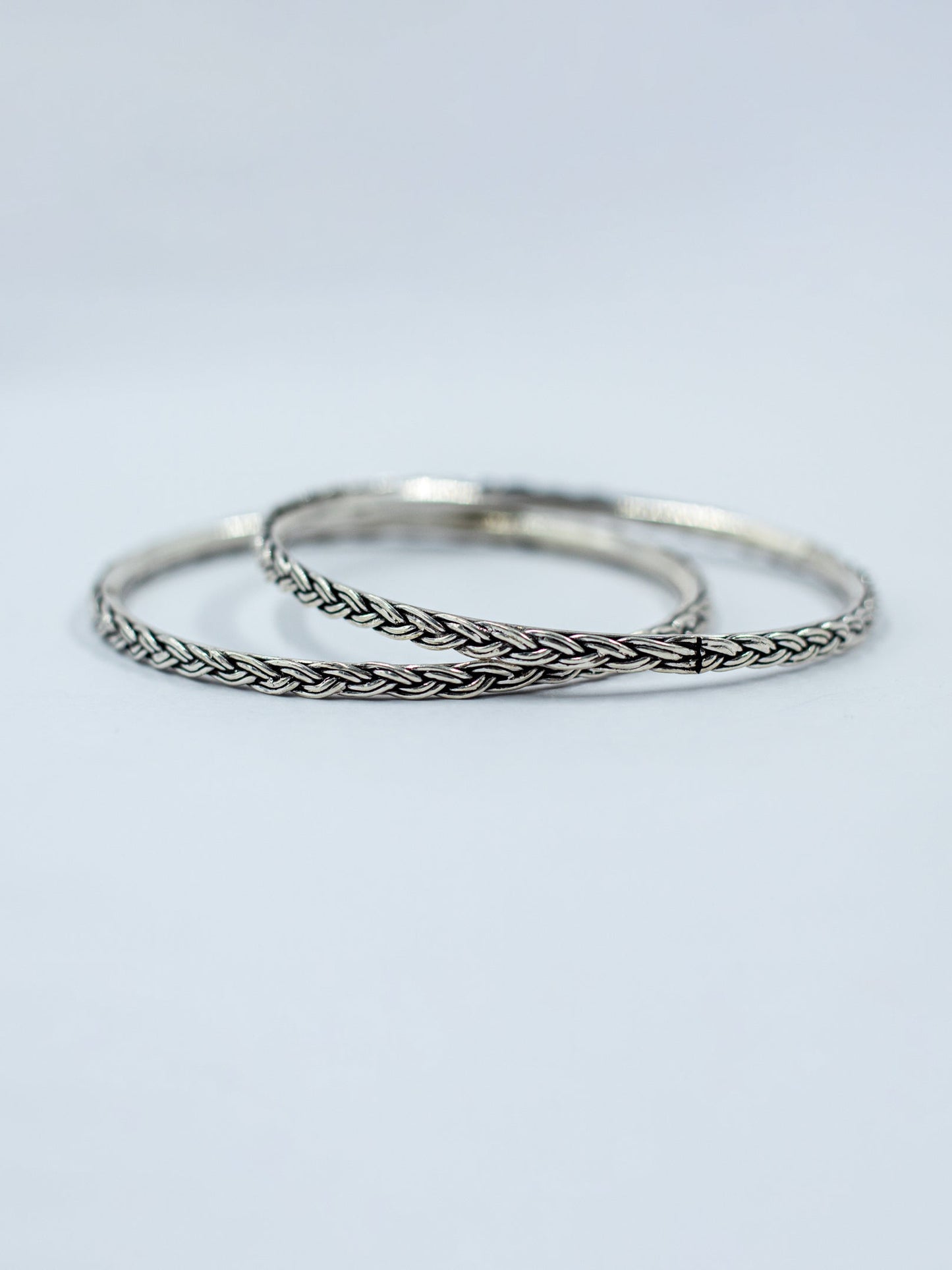 Weaved Bangle Pair