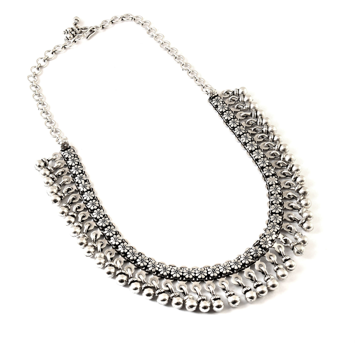 Floral Ghungaroo Necklace