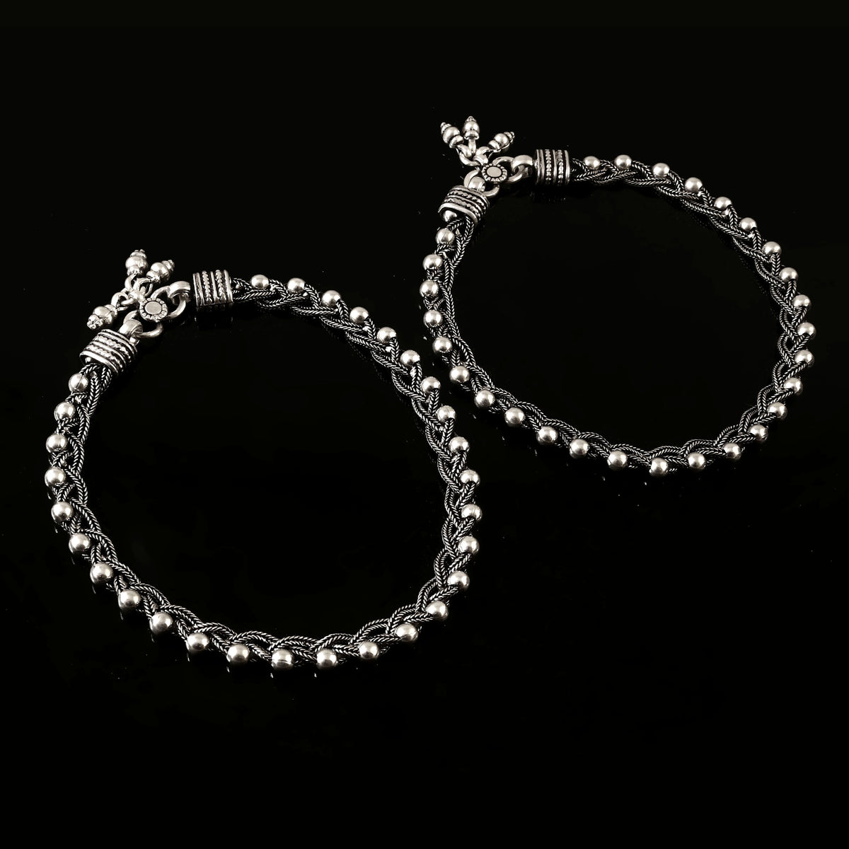 Weaved Ball Anklet
