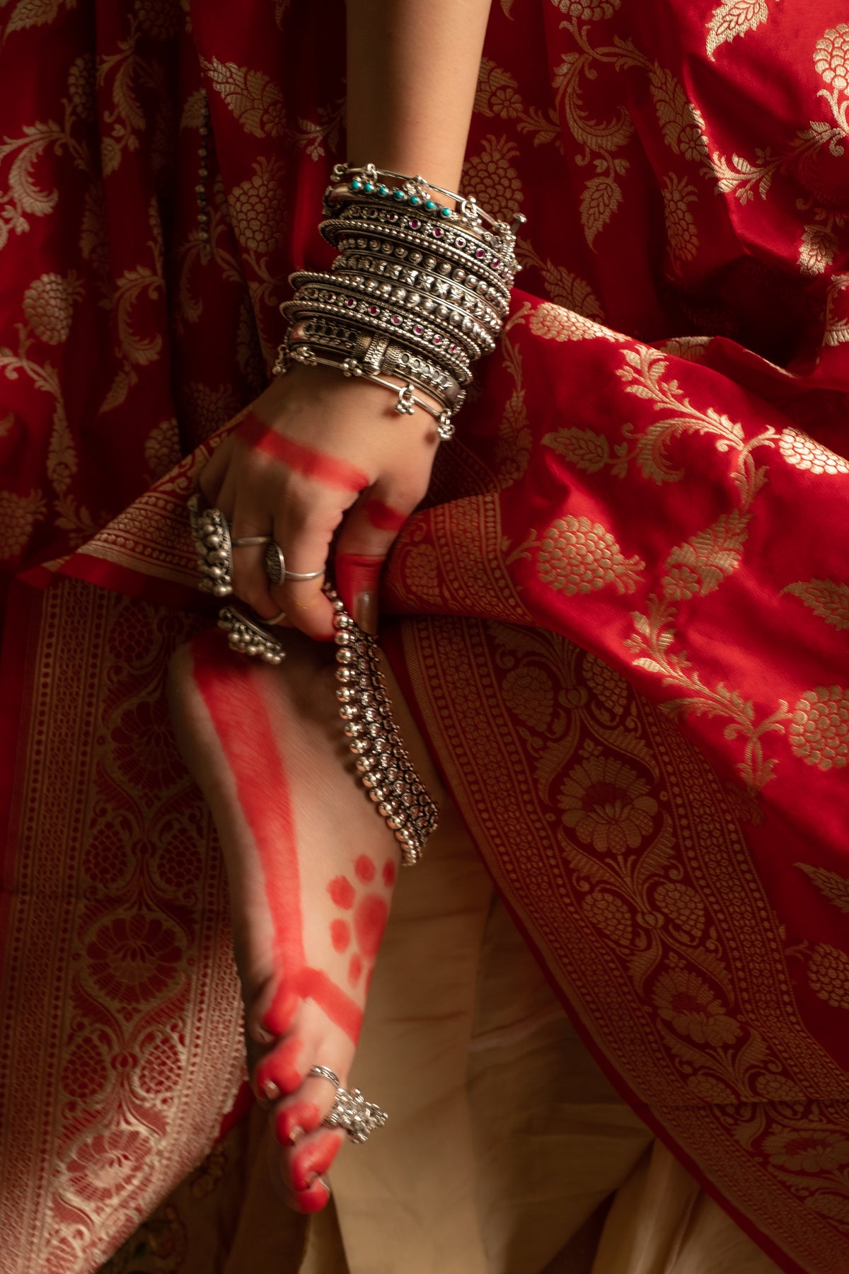 Floral Ball Anklet