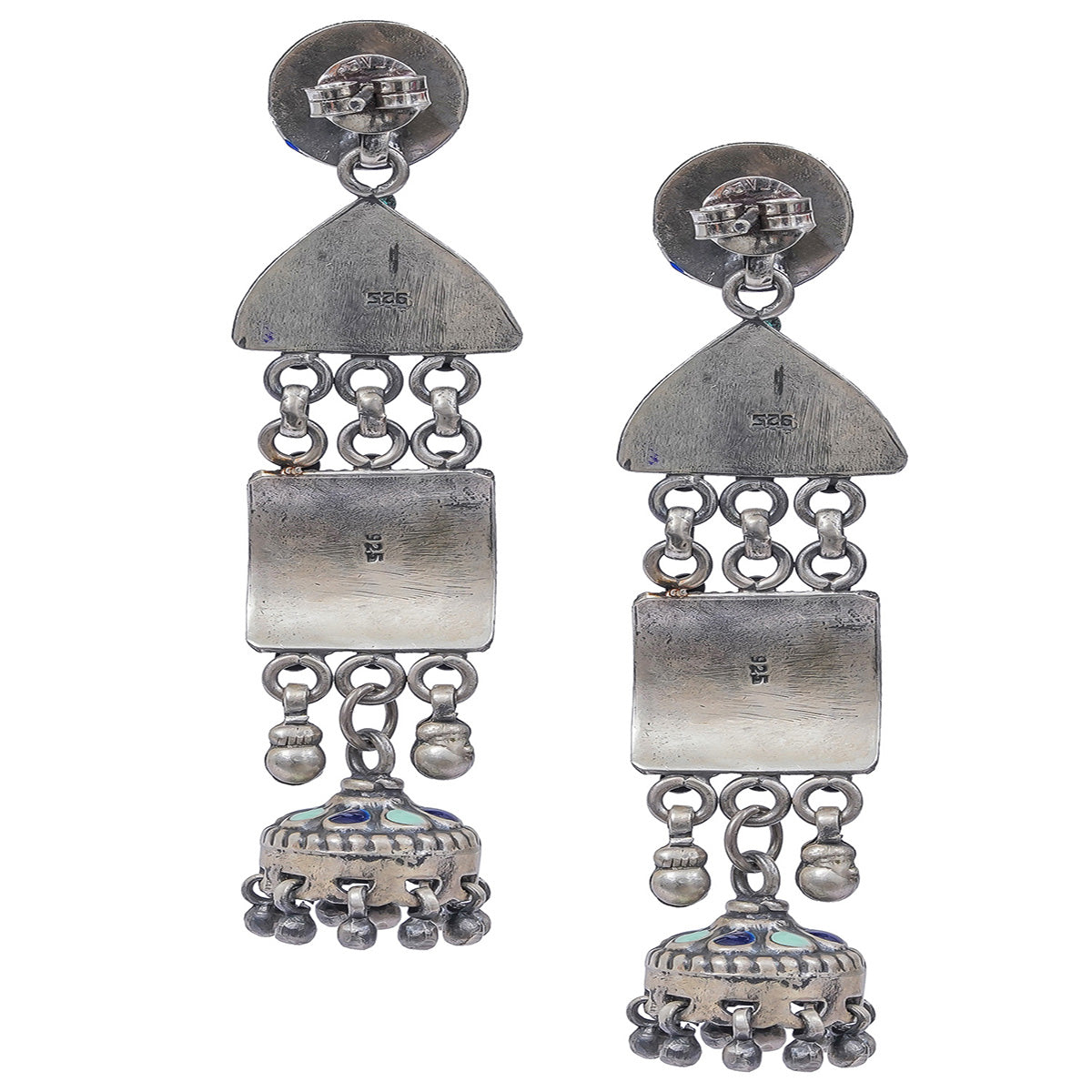 Handcrafted Enamel Jhumki Earrings - UMANG