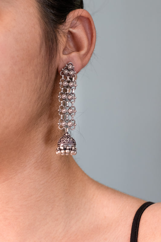 Interlock Granulated Earrings - ADA