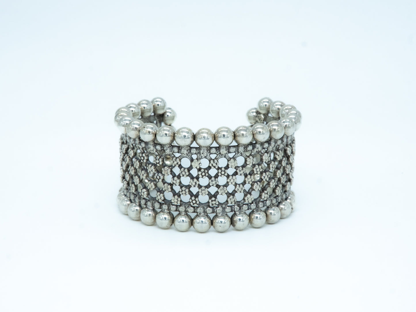 Jali Work Ball Ganulated Bangle - ADA