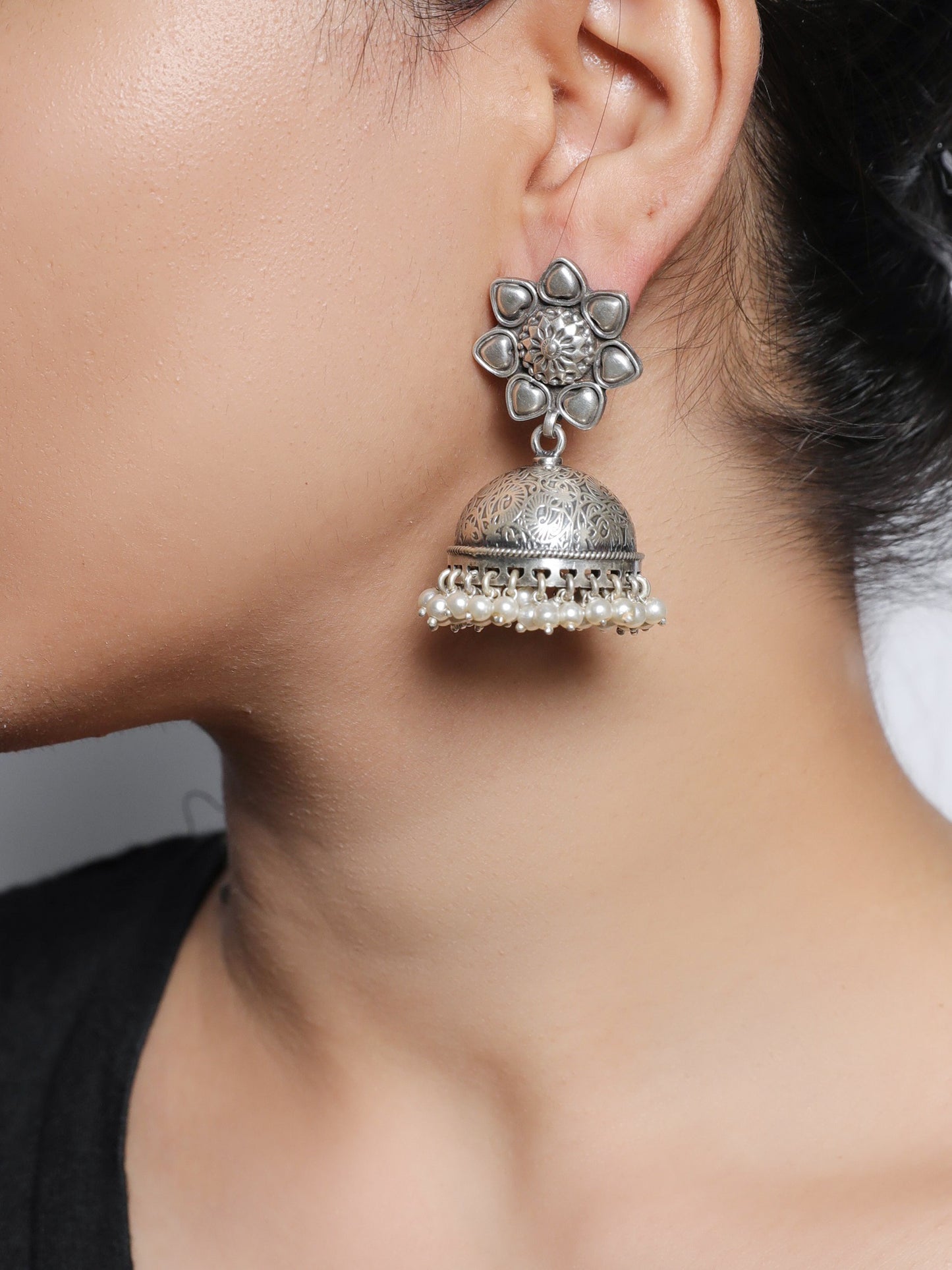 Pearl Hanging Earrings - ADA