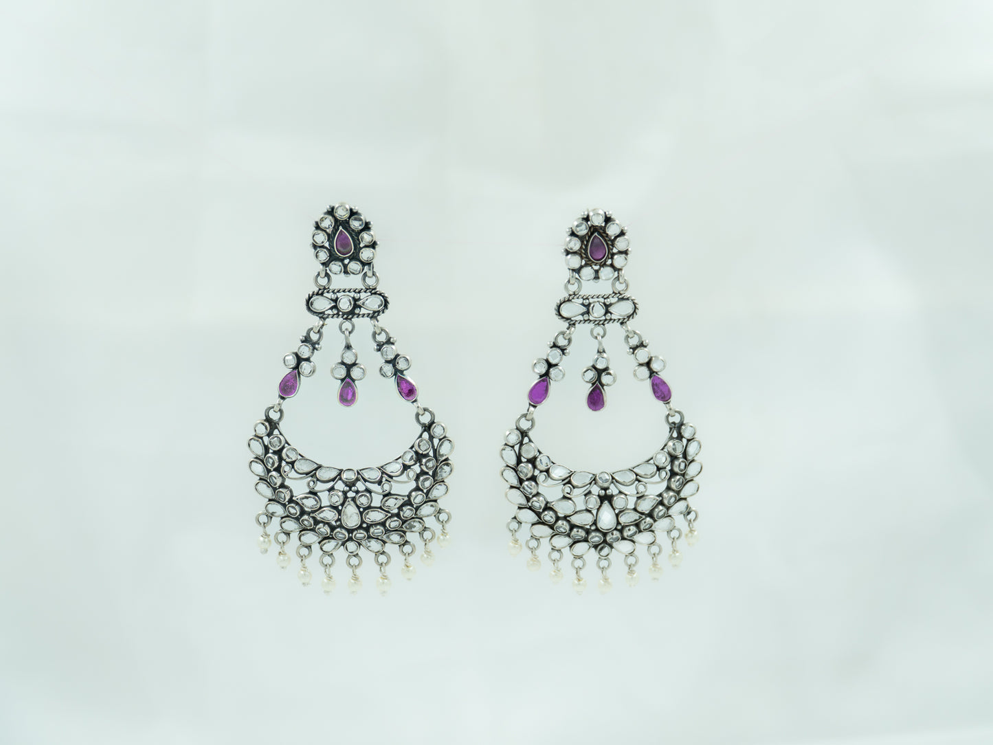 Crystal Chandbali Earrings - ADA