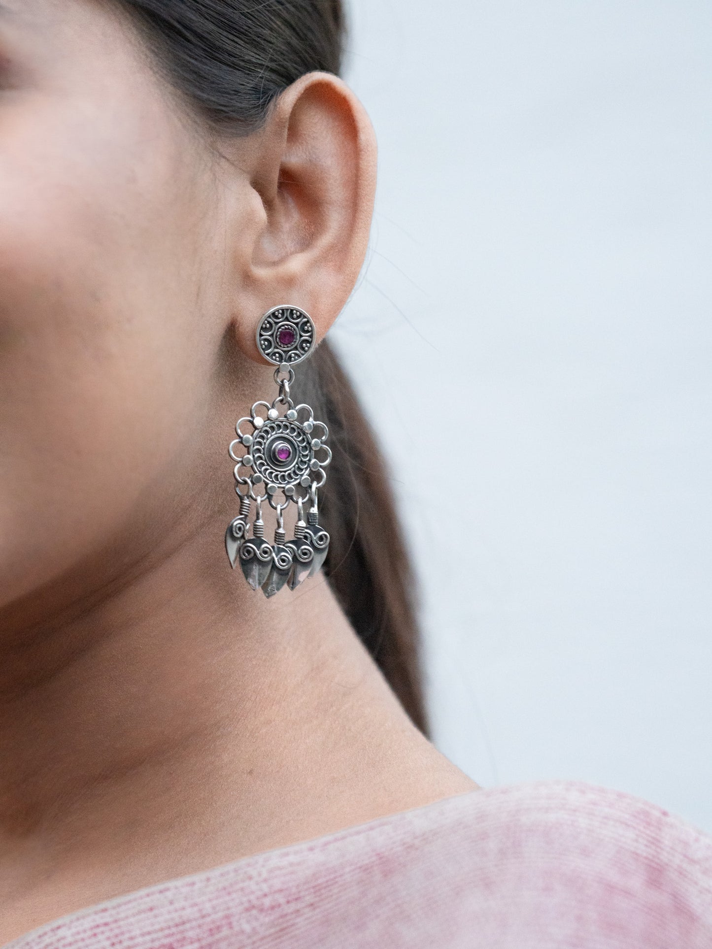 Tribal Flower Earrings - DORA