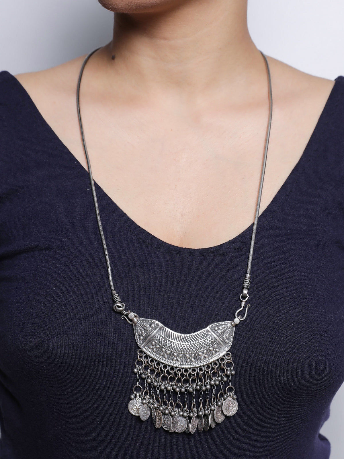 Moon Pendant Necklace - ADA
