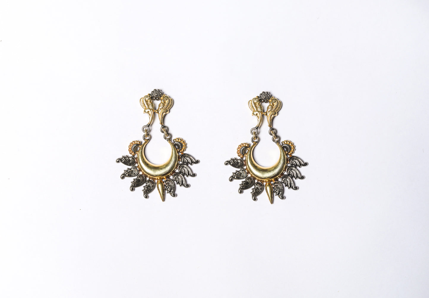 Two Tone Earrings - ADA